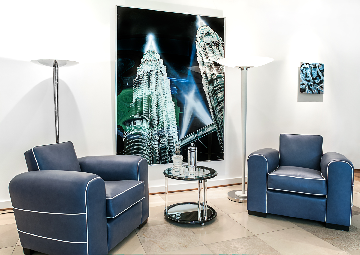 Paar FAYETTE Sessel Decorateur Lyon