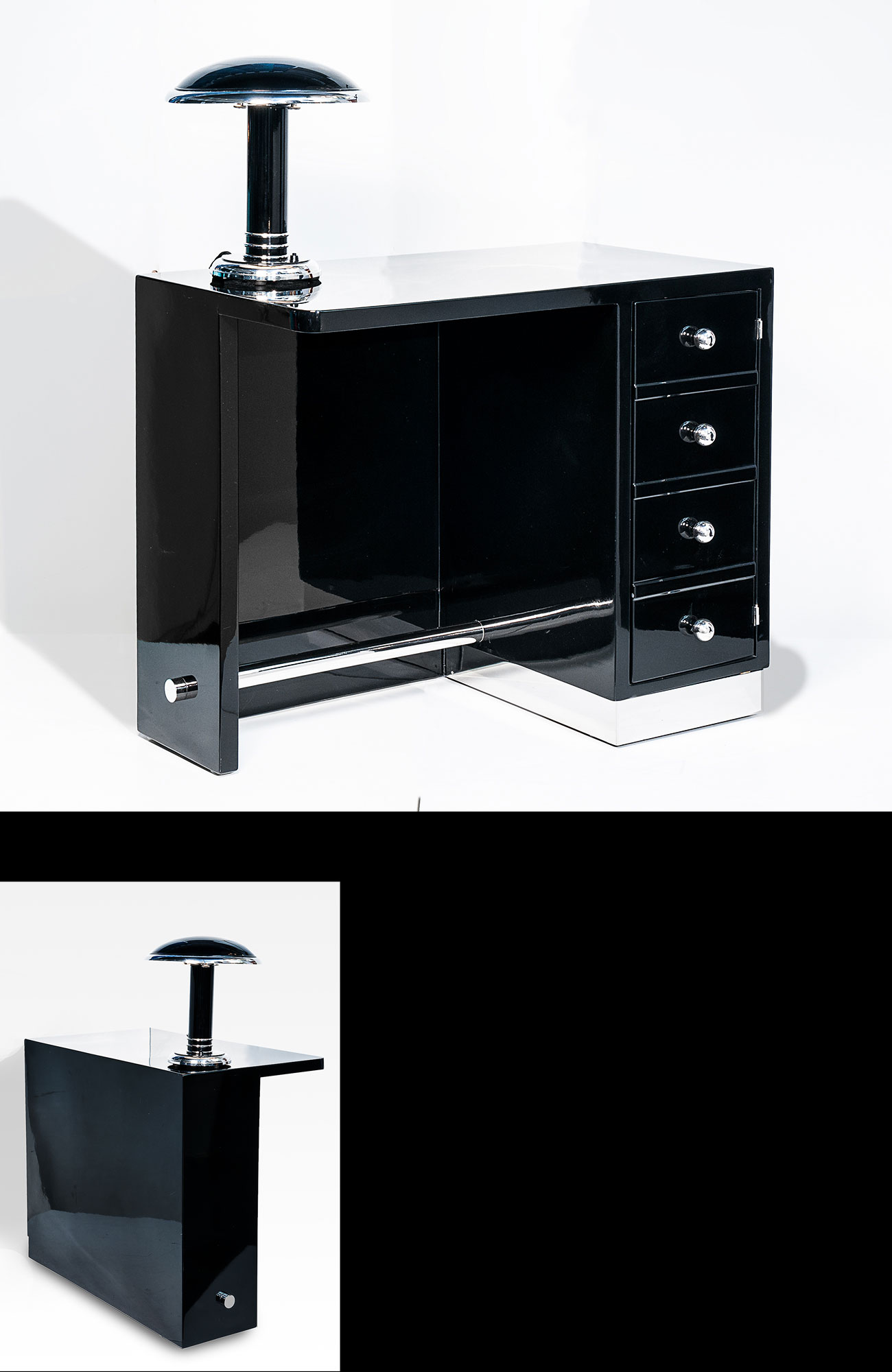 Schreibtisch Klein & Fein asymmetrisch