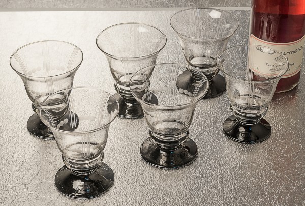 Lustvolle Champagnerschalen, 8 Stück