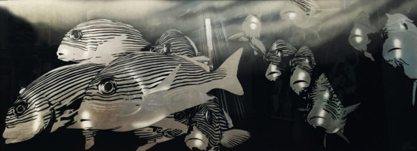 Gemälde Emil Schult „Fische“